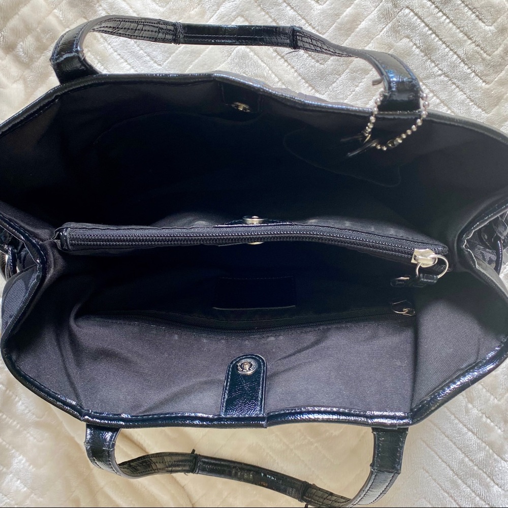 Signature Stripe Python Carryall Bag - Picture 7 of 8